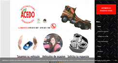 Desktop Screenshot of desguacesacedo.com