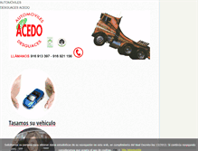 Tablet Screenshot of desguacesacedo.com